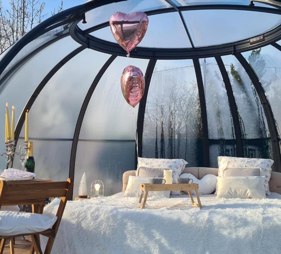 Le Dome Du Lac Ardres Exterior foto